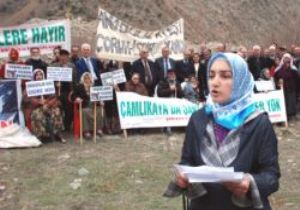 İspir'de HES  Tepkisi